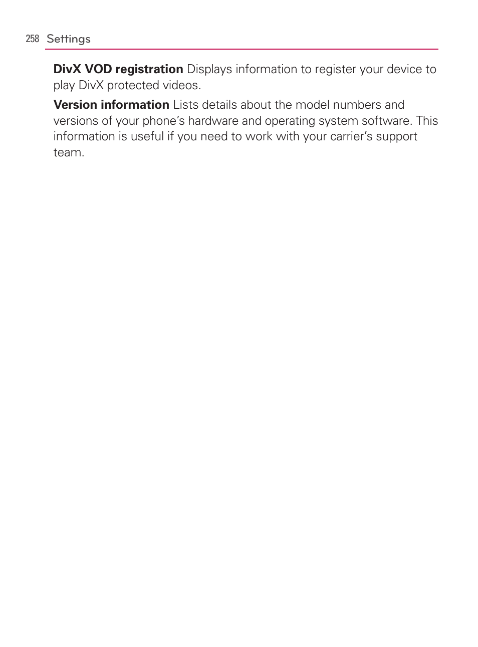 LG AS740 User Manual | Page 259 / 308