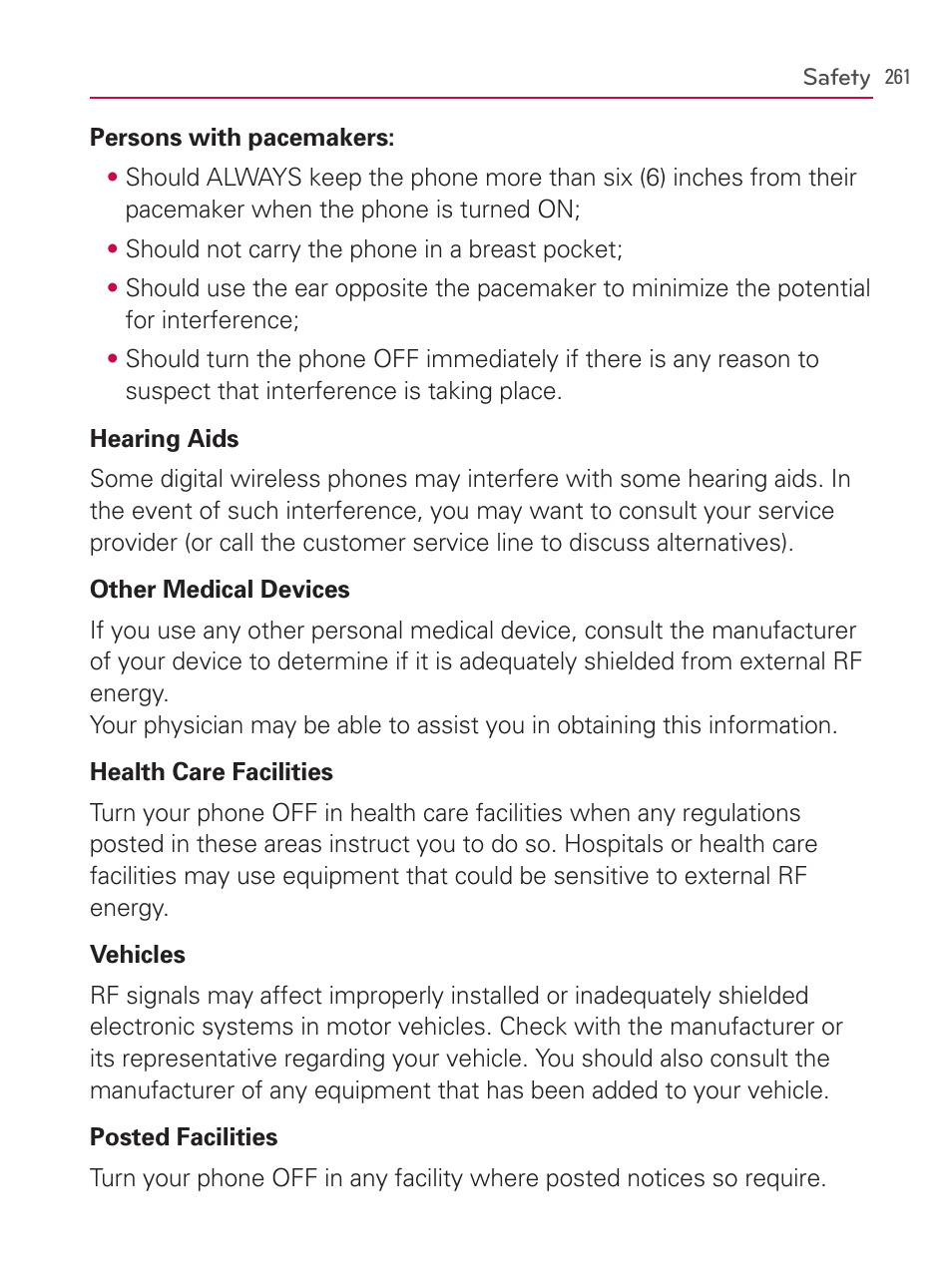 LG AS740 User Manual | Page 262 / 308