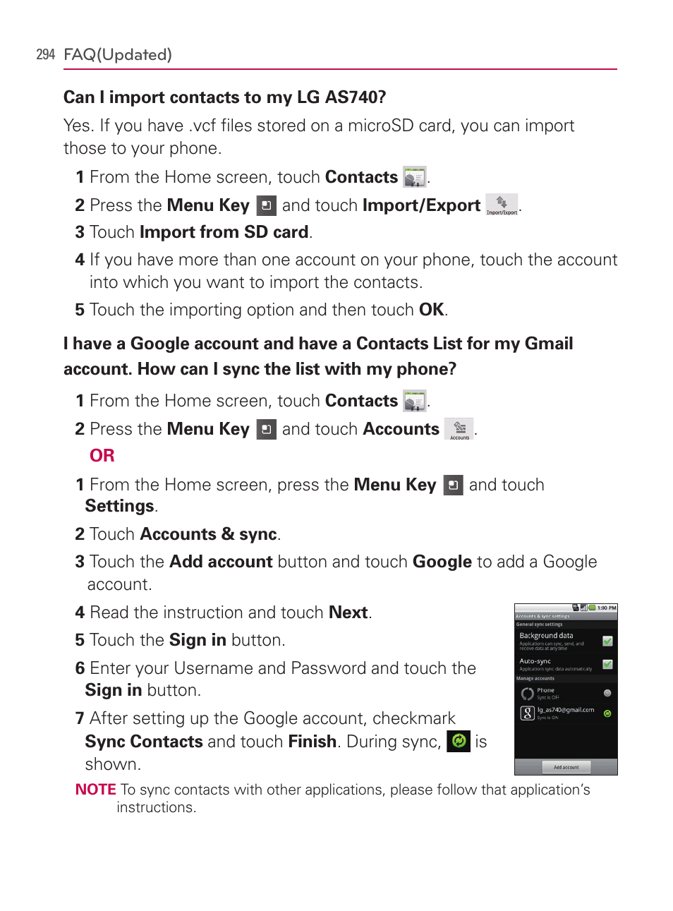 LG AS740 User Manual | Page 295 / 308