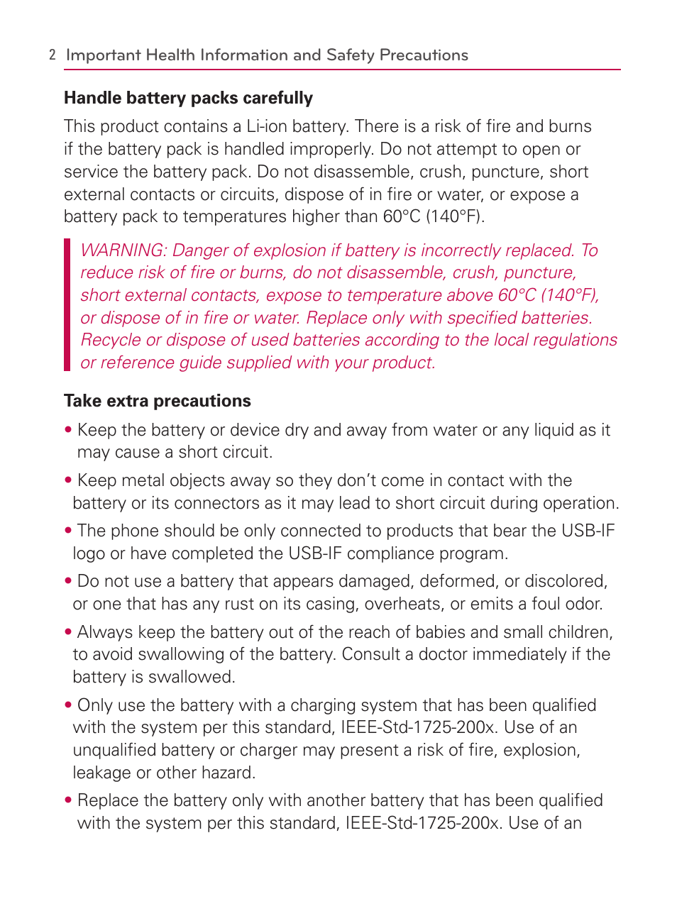 LG AS740 User Manual | Page 3 / 308