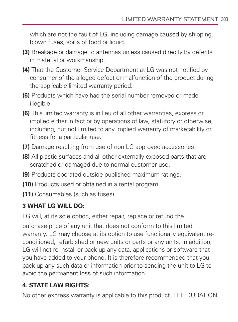 LG AS740 User Manual | Page 304 / 308