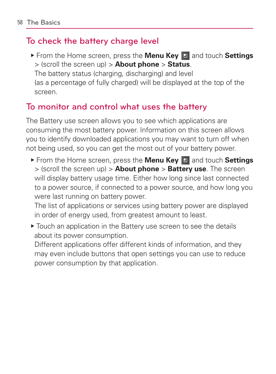 LG AS740 User Manual | Page 59 / 308