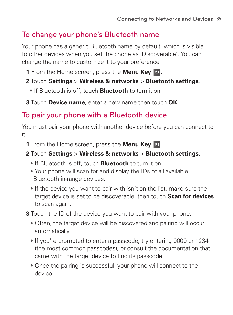 LG AS740 User Manual | Page 66 / 308