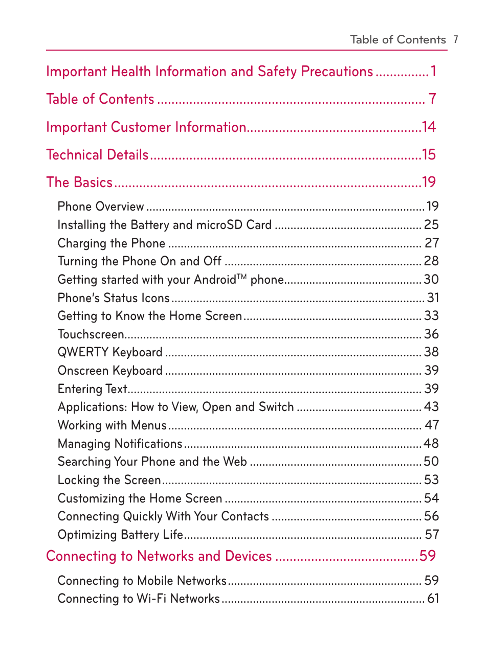 LG AS740 User Manual | Page 8 / 308