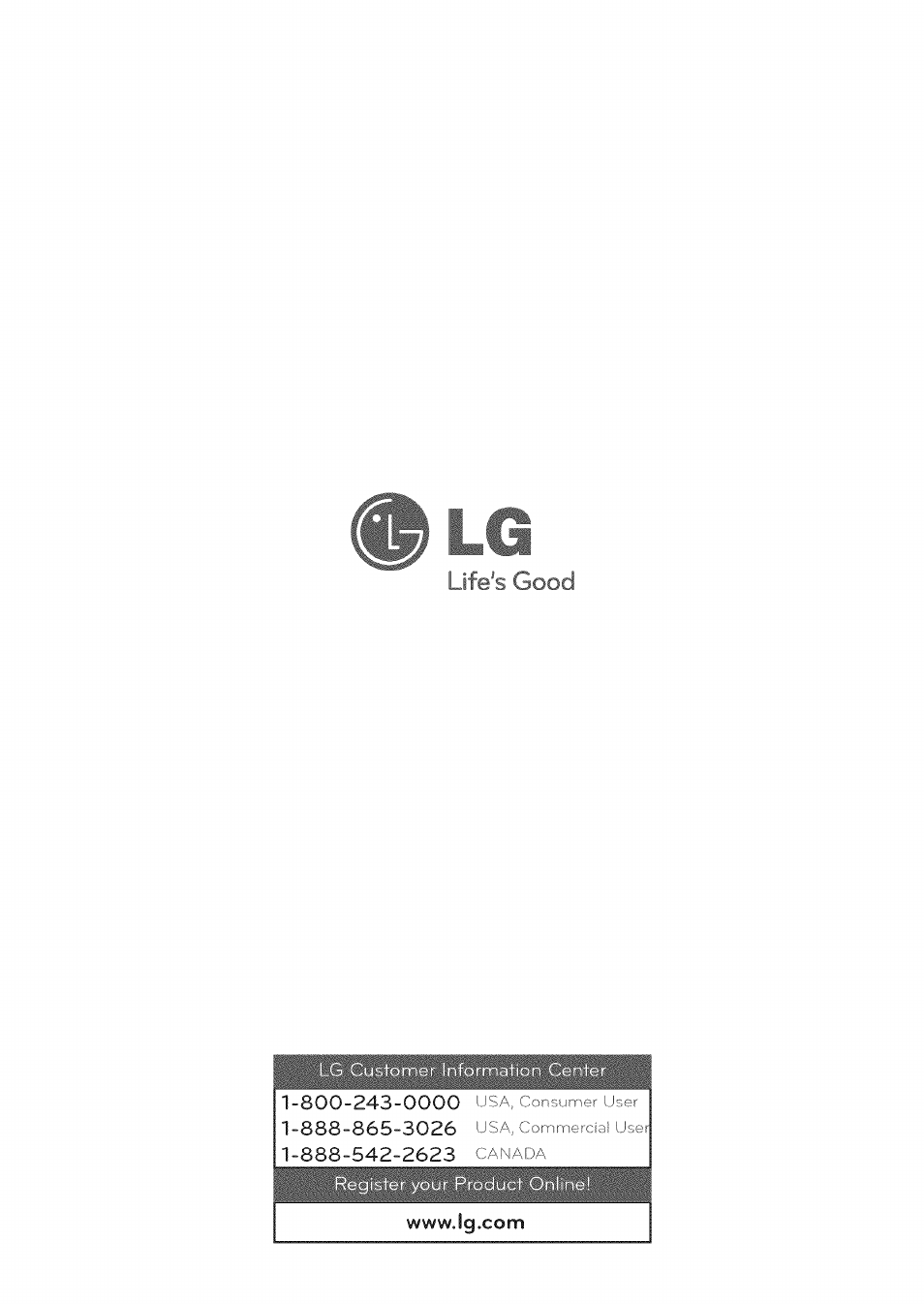 Www.lg.com | LG LFC25765 User Manual | Page 31 / 31