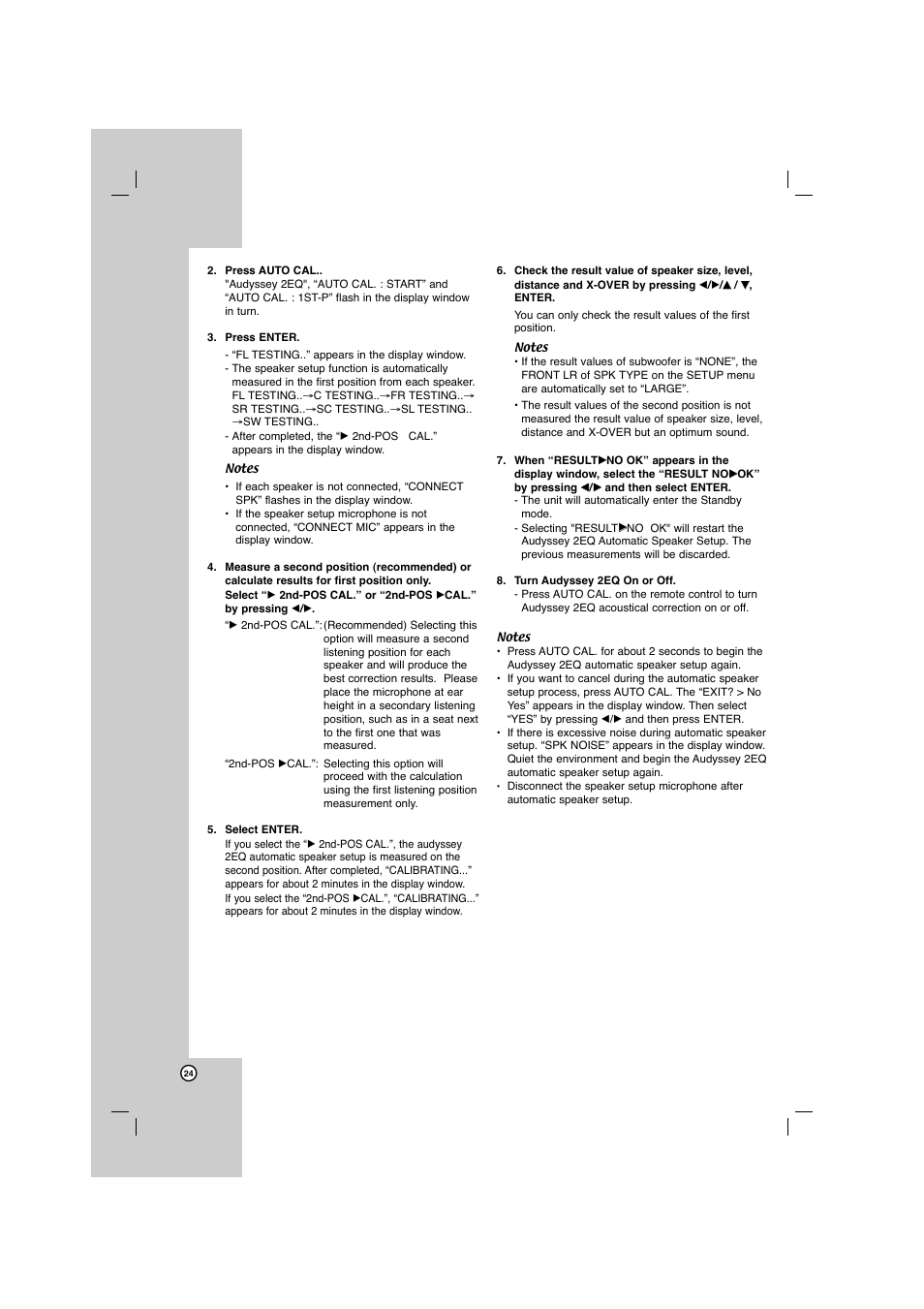 LG AR702TS User Manual | Page 24 / 44
