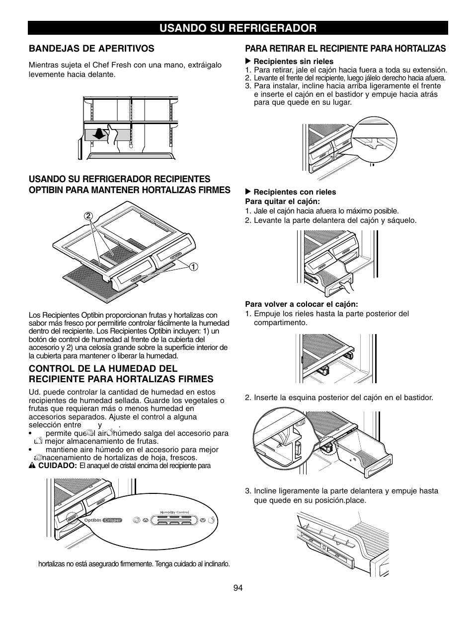 Usando su refrigerador | LG LFX21970 User Manual | Page 94 / 109