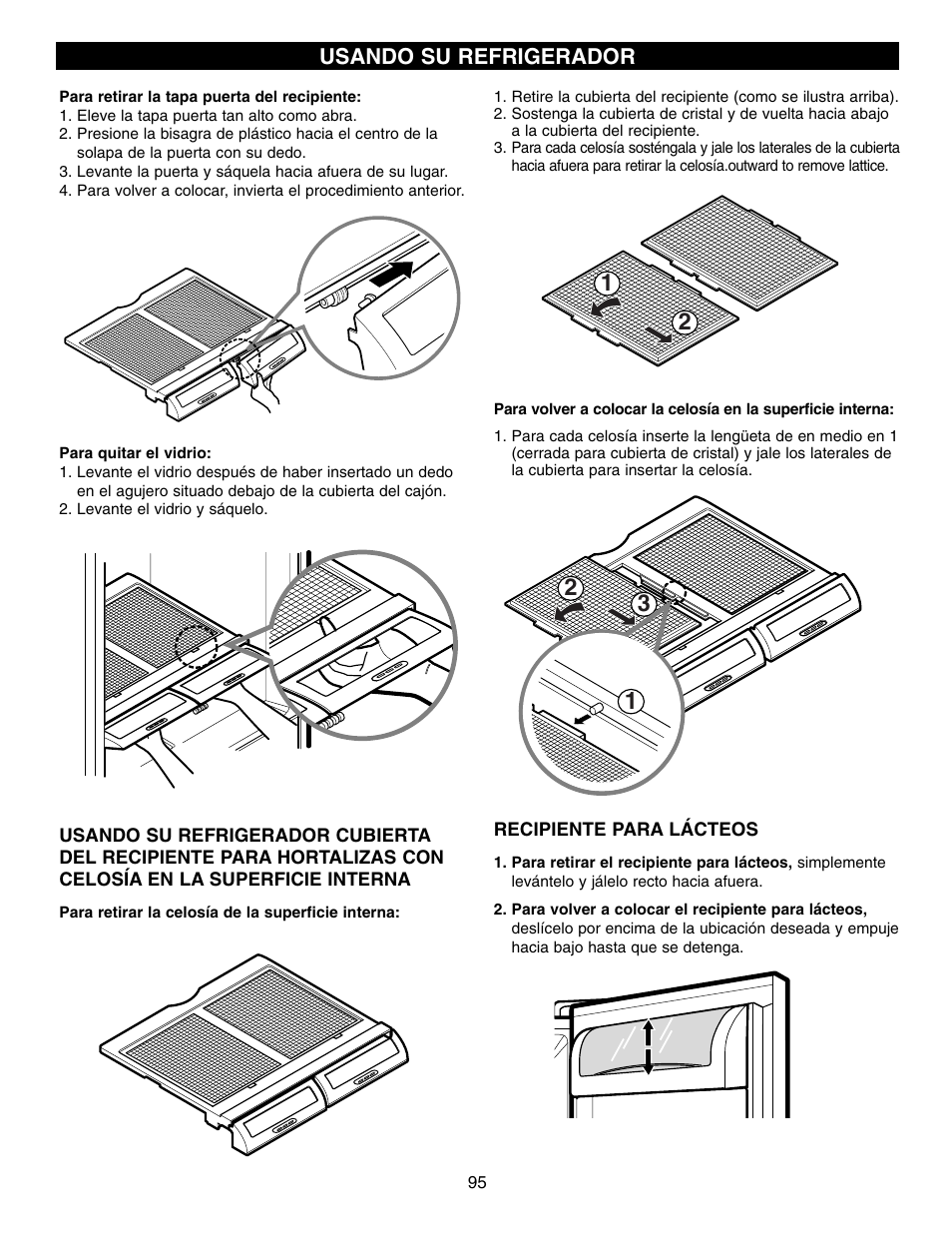 Usando su refrigerador | LG LFX21970 User Manual | Page 95 / 109