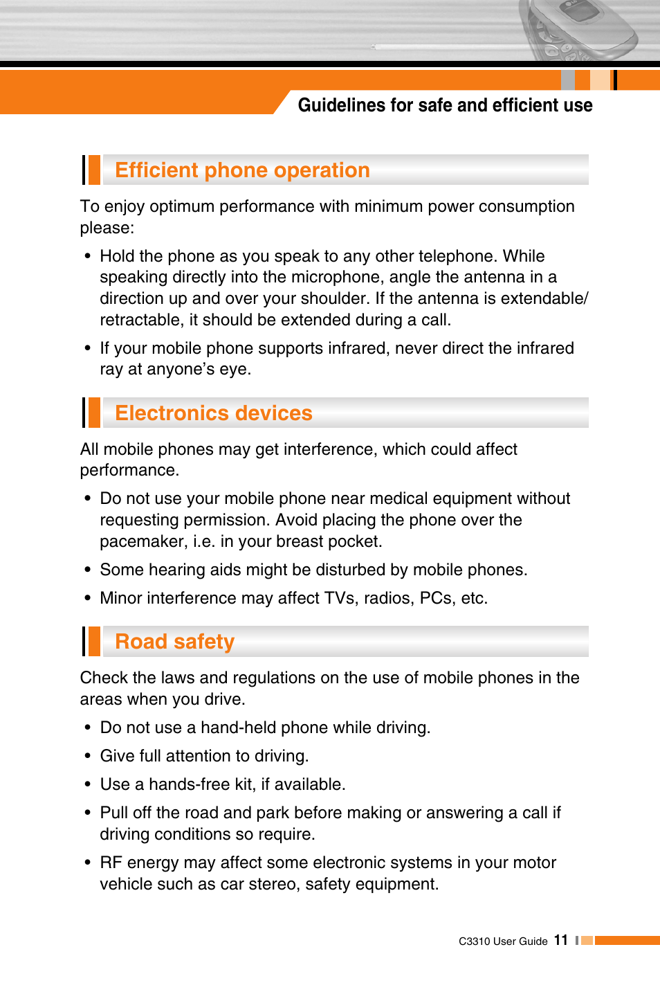 LG C3310 User Manual | Page 10 / 89