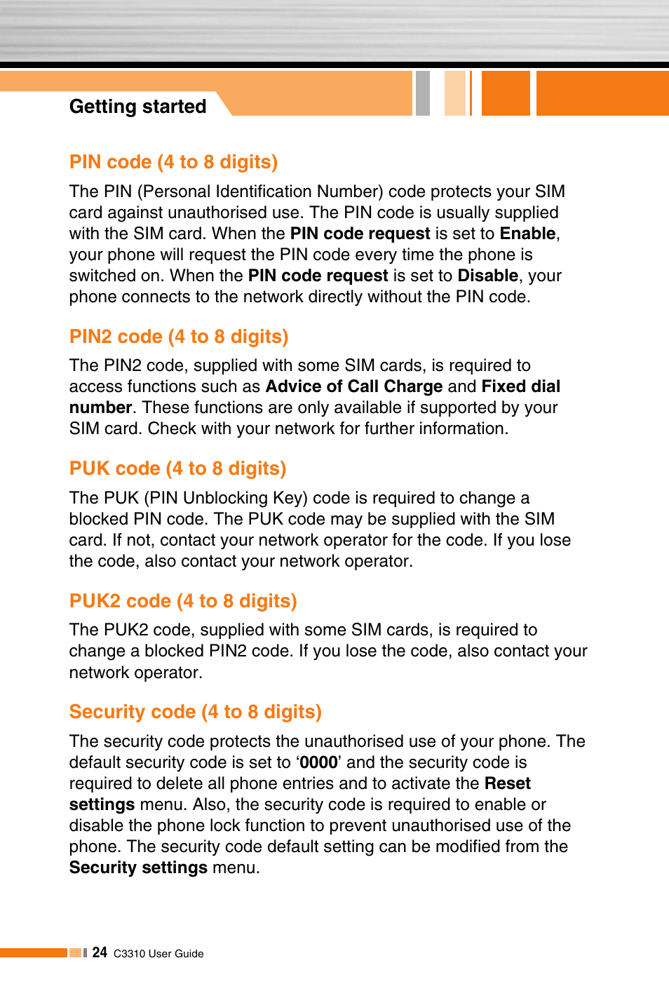 LG C3310 User Manual | Page 23 / 89