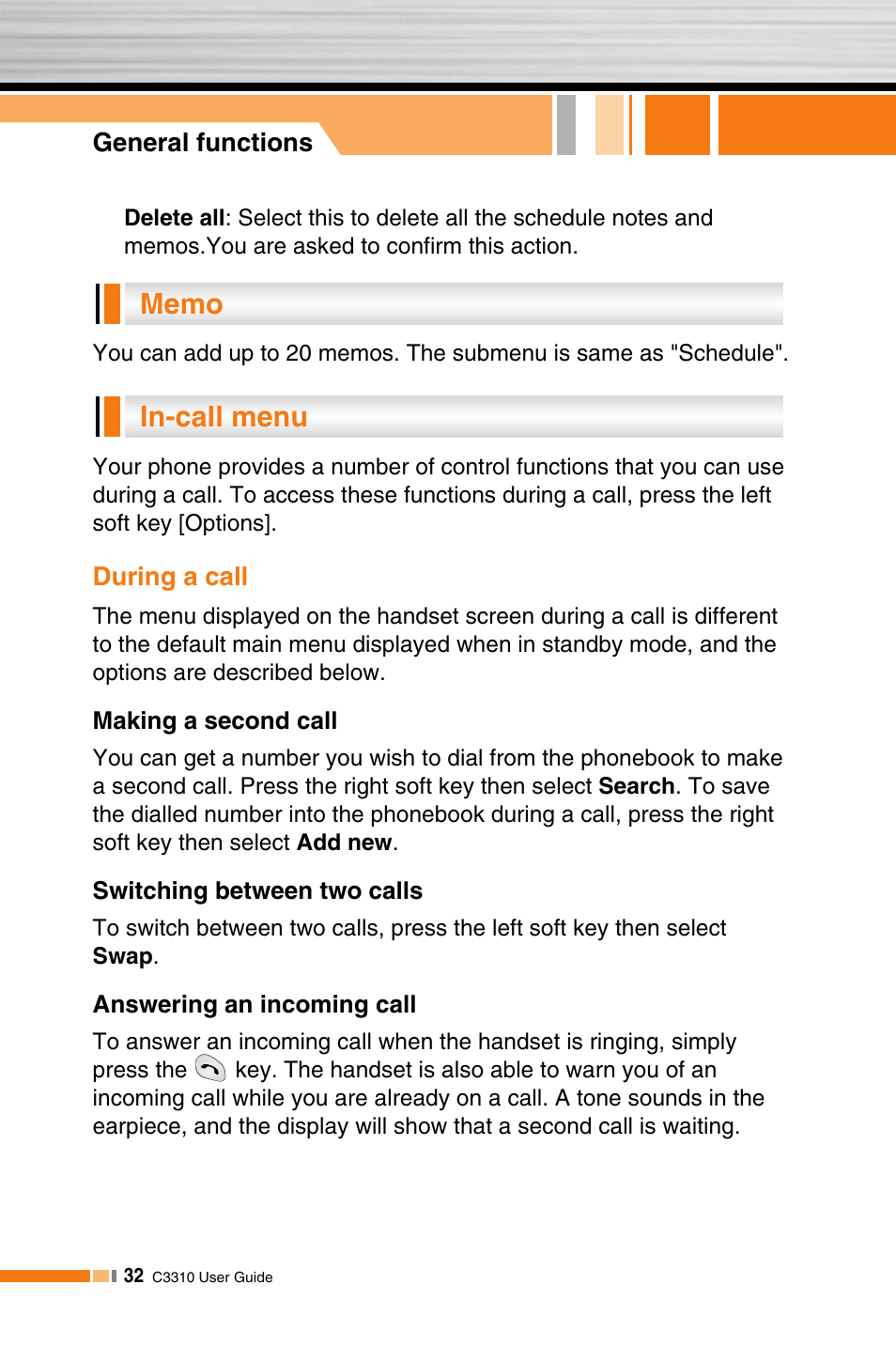 LG C3310 User Manual | Page 31 / 89