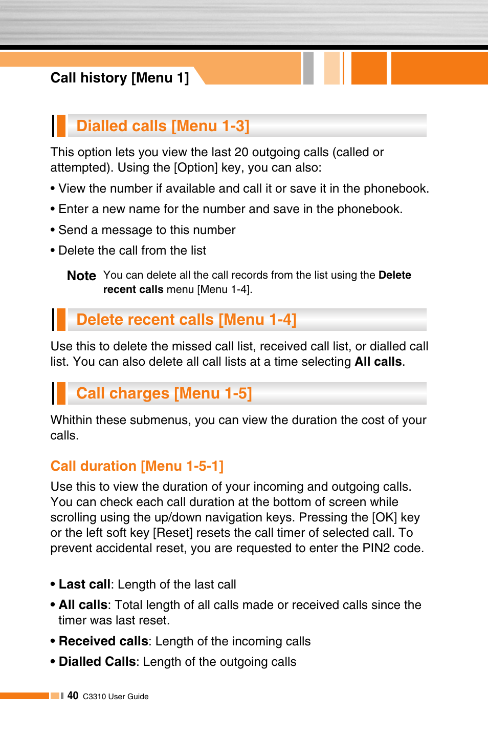 LG C3310 User Manual | Page 39 / 89