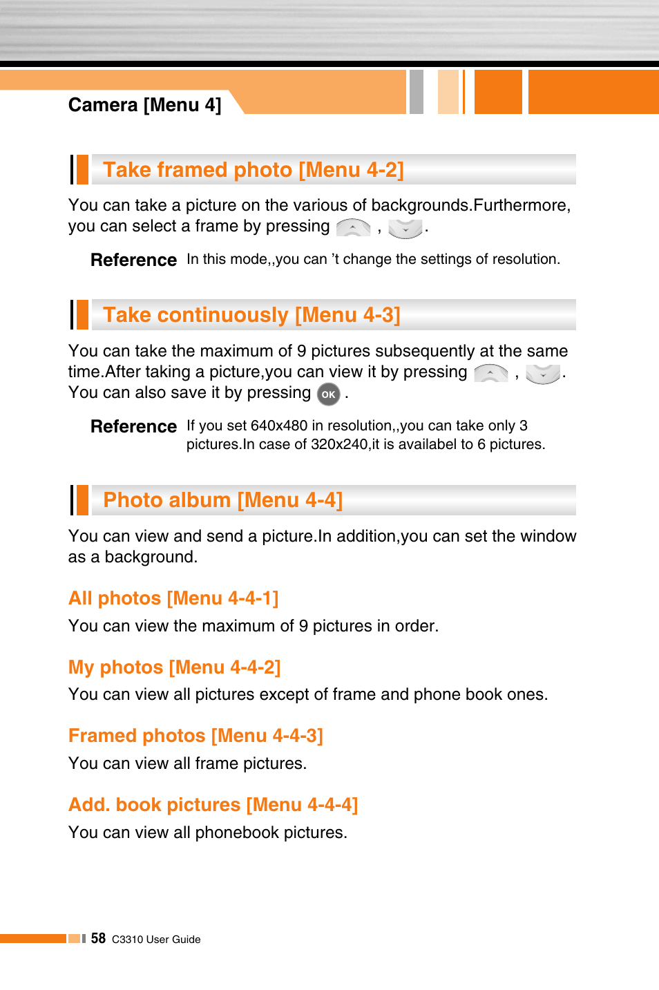 LG C3310 User Manual | Page 57 / 89