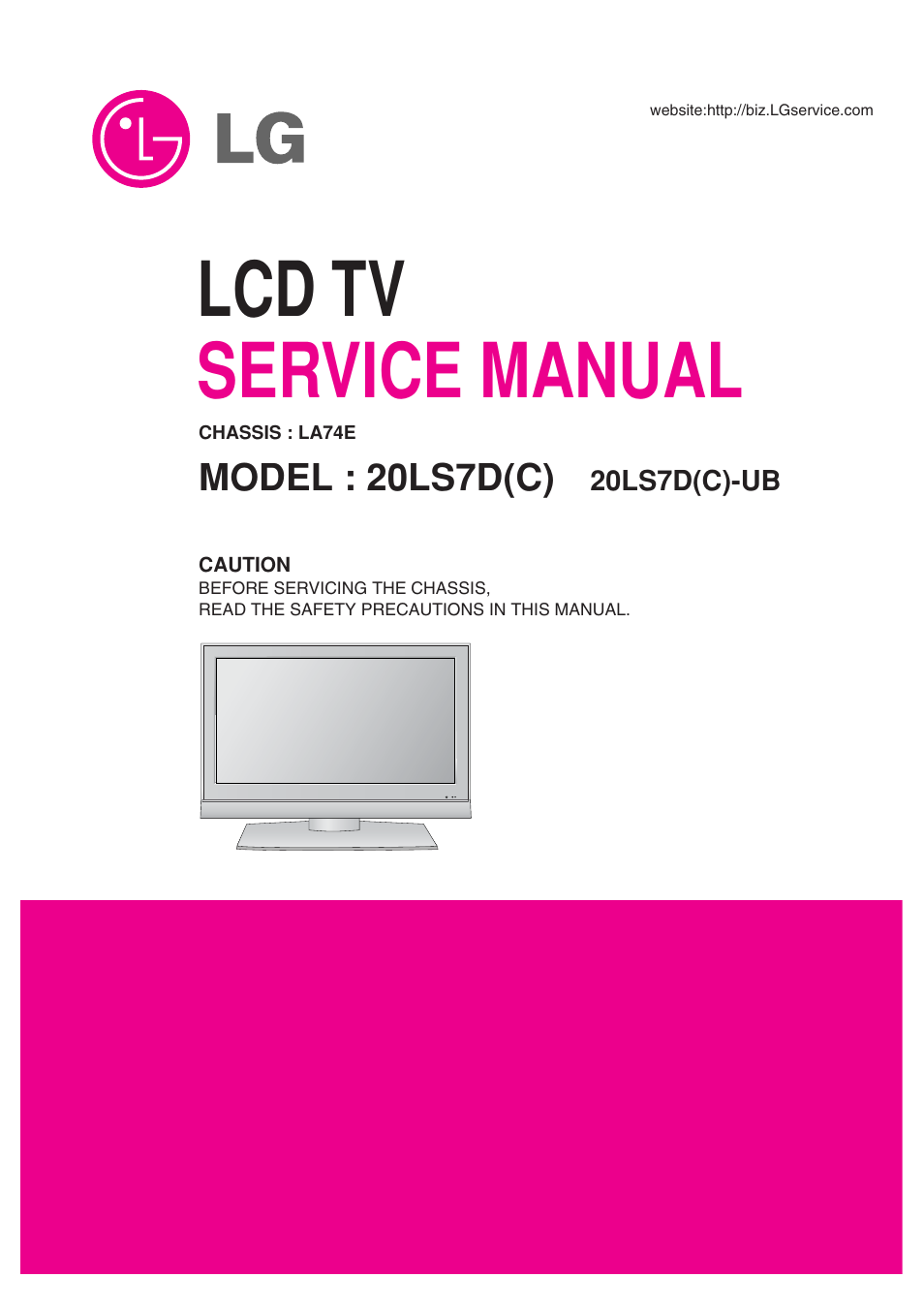 LG 20LS7D(C)-UB User Manual | 36 pages