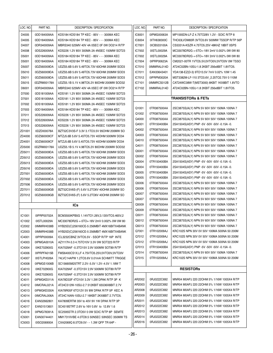 LG 20LS7D(C)-UB User Manual | Page 26 / 36