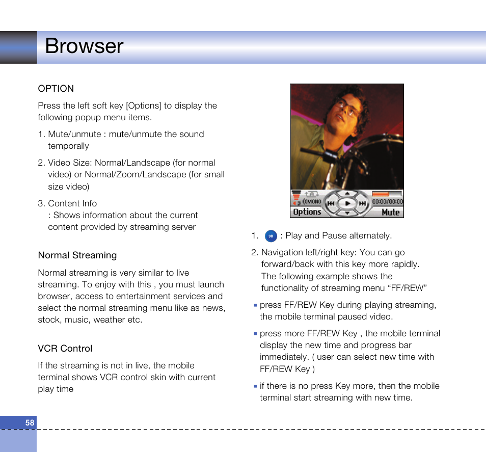 Browser | LG U8360 User Manual | Page 60 / 140