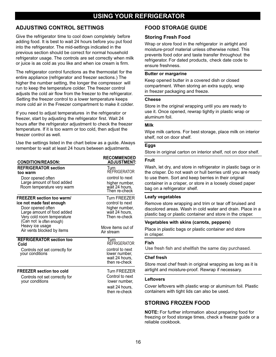 Using your refrigerator | LG LFC23760 User Manual | Page 16 / 60