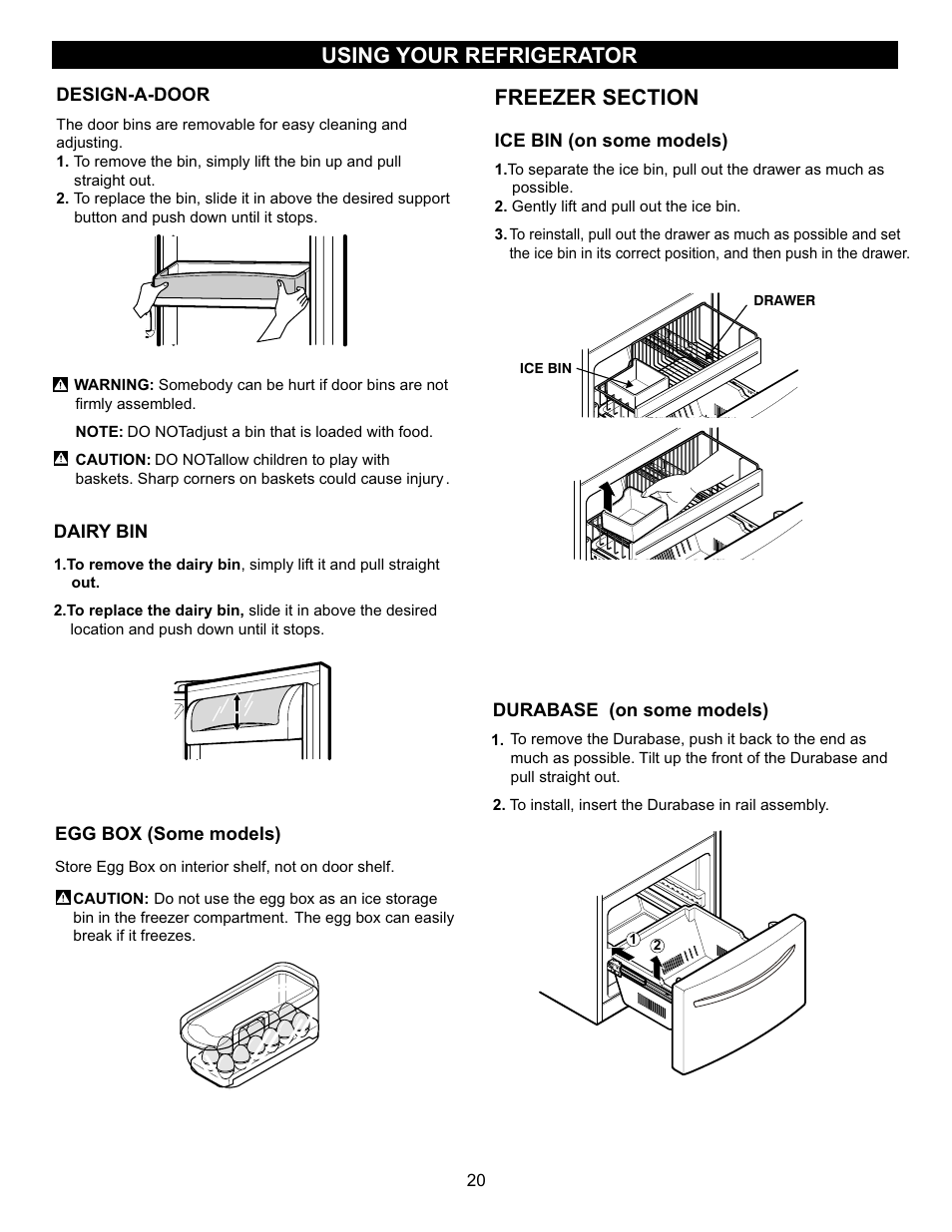 LG LFC23760 User Manual | Page 20 / 60