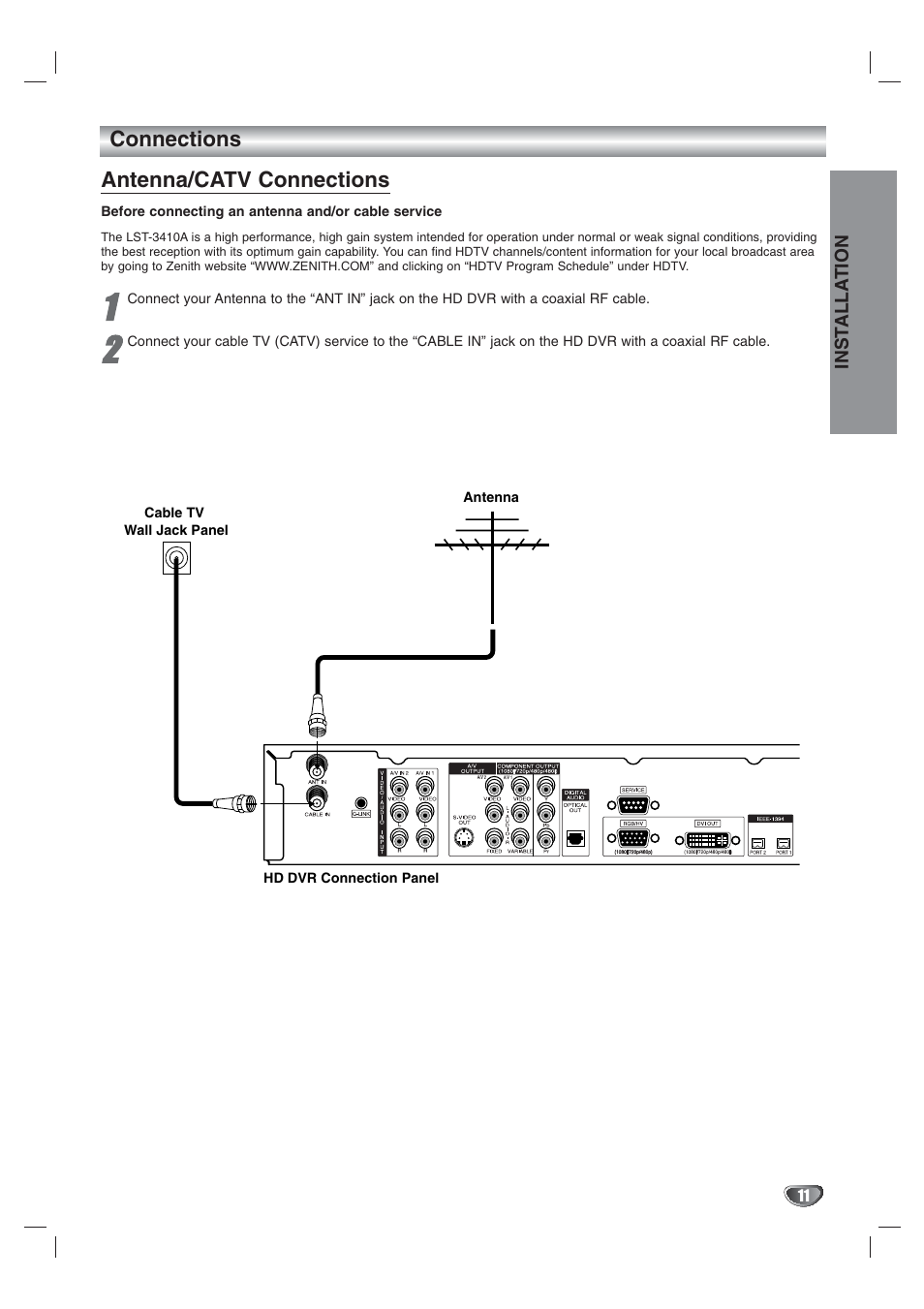 LG LST-3410A User Manual | Page 11 / 68