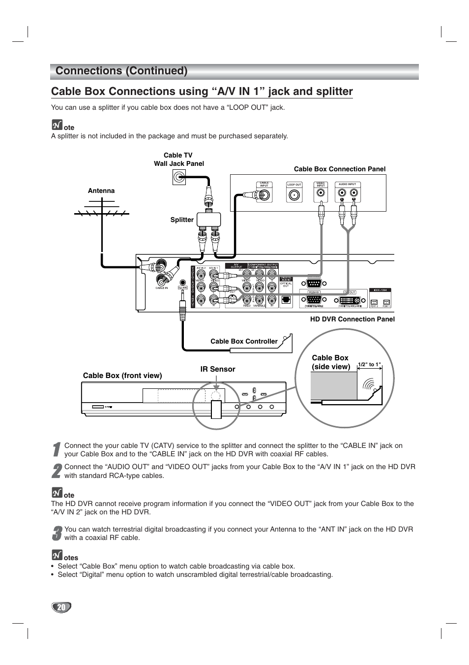 LG LST-3410A User Manual | Page 20 / 68