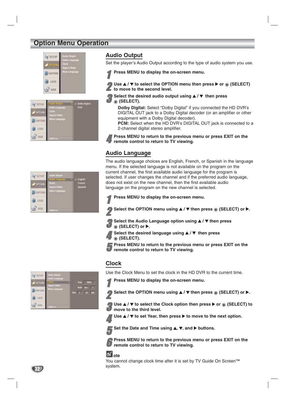 LG LST-3410A User Manual | Page 32 / 68