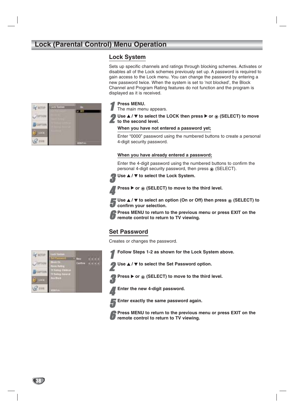 LG LST-3410A User Manual | Page 38 / 68