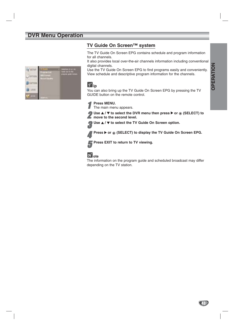 LG LST-3410A User Manual | Page 43 / 68