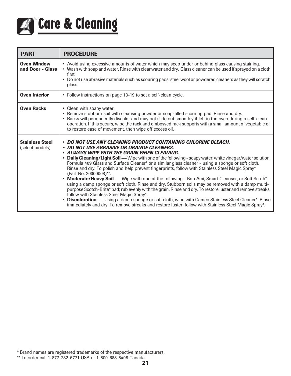 Care & cleaning | LG 800 User Manual | Page 22 / 84