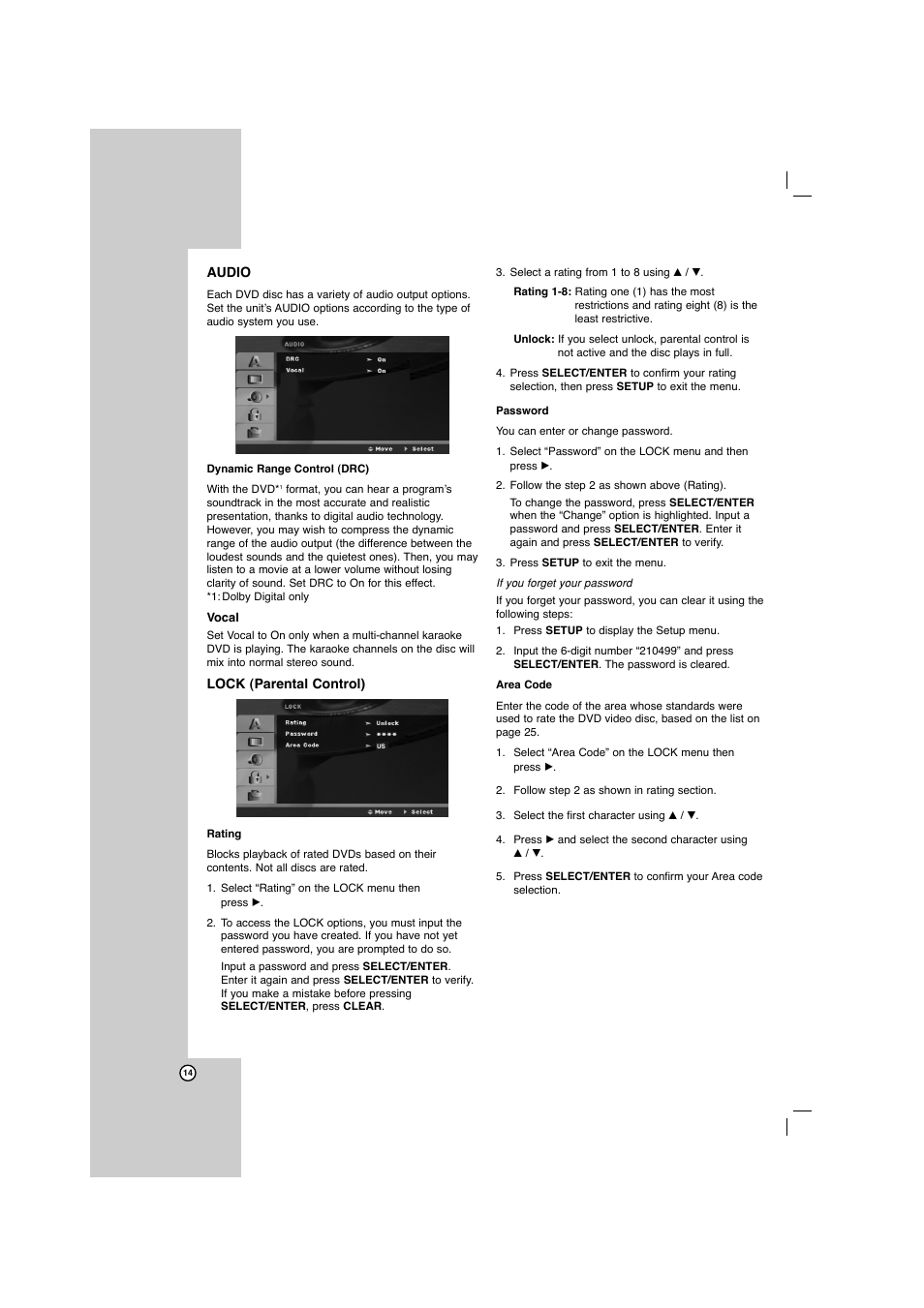 LG LFD750 User Manual | Page 14 / 29