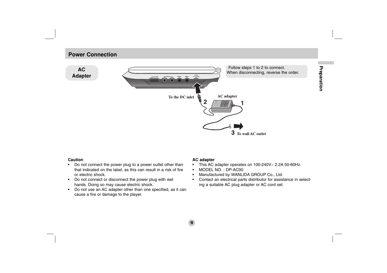 LG DP170 User Manual | Page 11 / 36