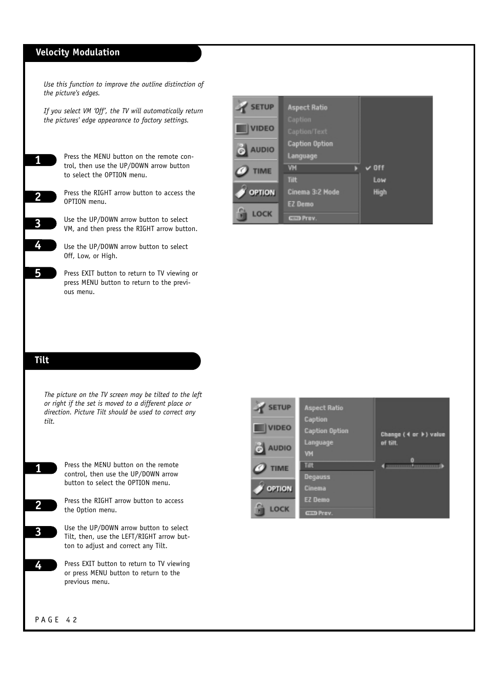 LG 30FZ1DC User Manual | Page 42 / 60