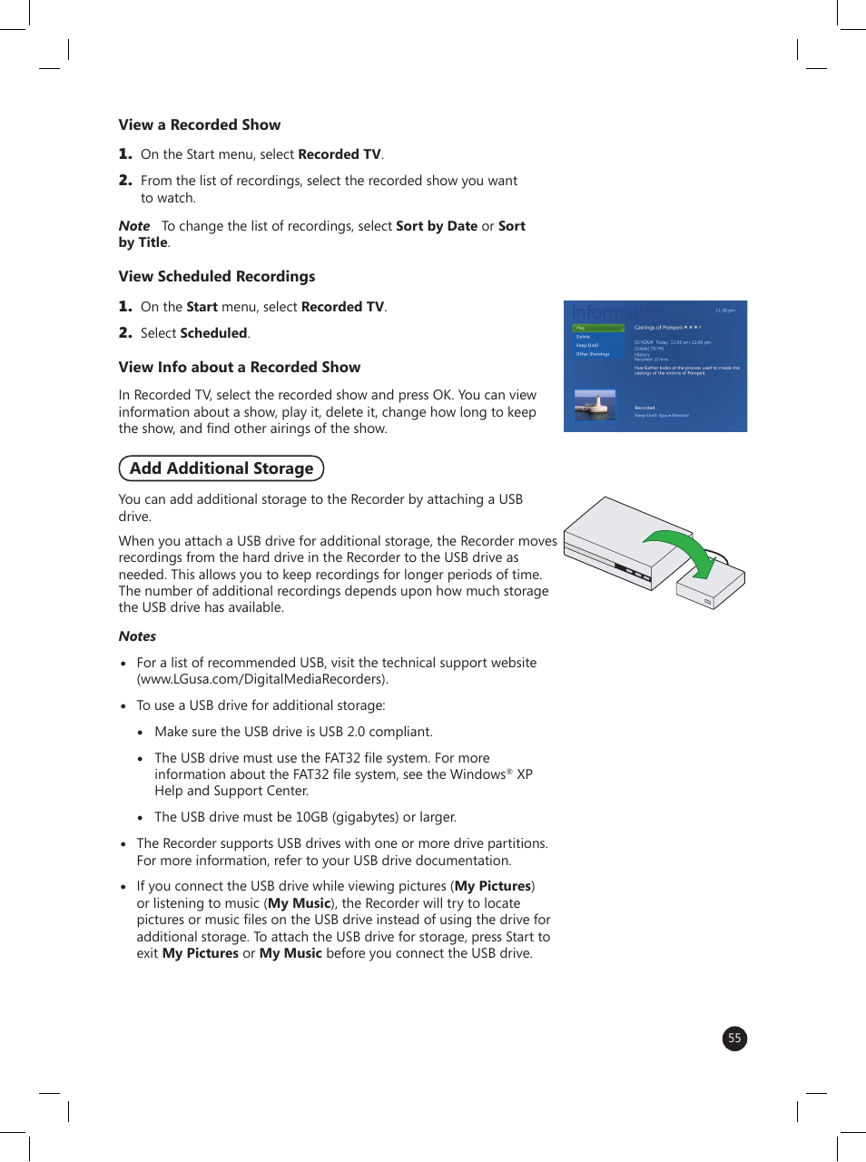 LG LRM-519 User Manual | Page 55 / 74