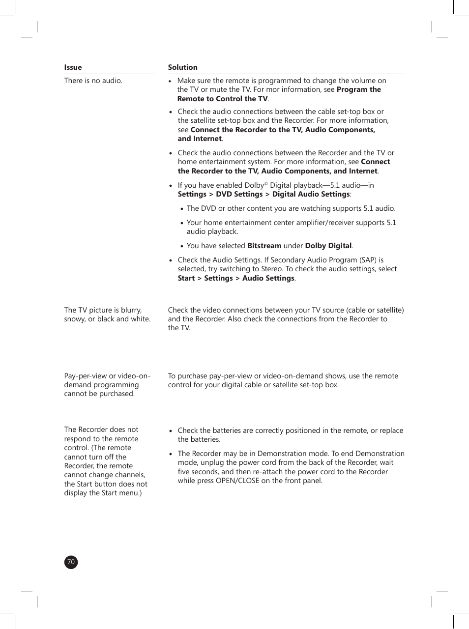 LG LRM-519 User Manual | Page 70 / 74