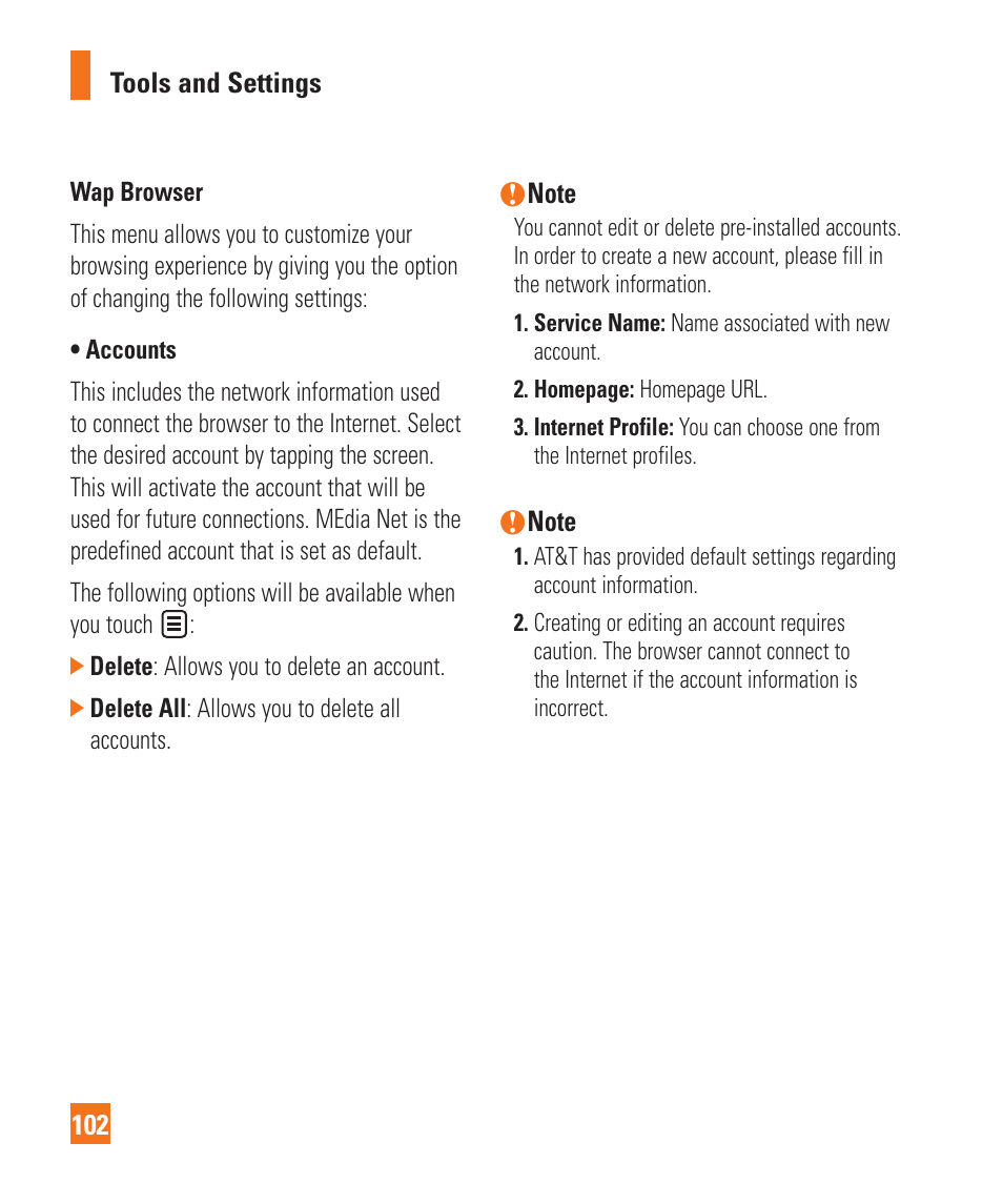 LG Encore User Manual | Page 107 / 140