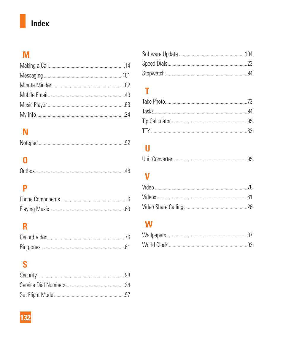 LG Encore User Manual | Page 137 / 140