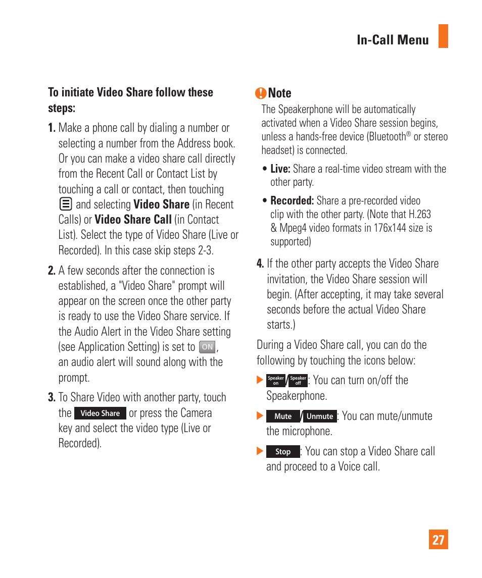 LG Encore User Manual | Page 32 / 140
