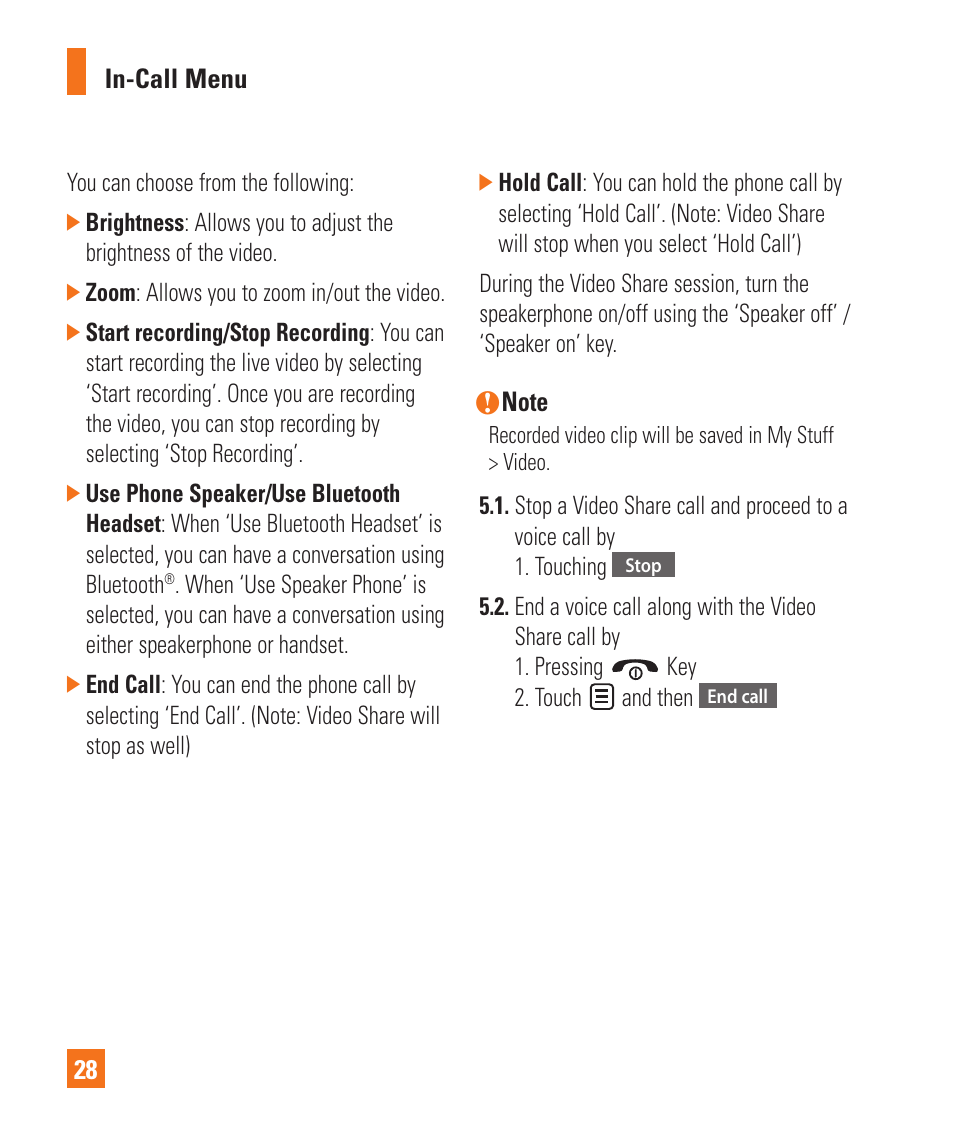 LG Encore User Manual | Page 33 / 140
