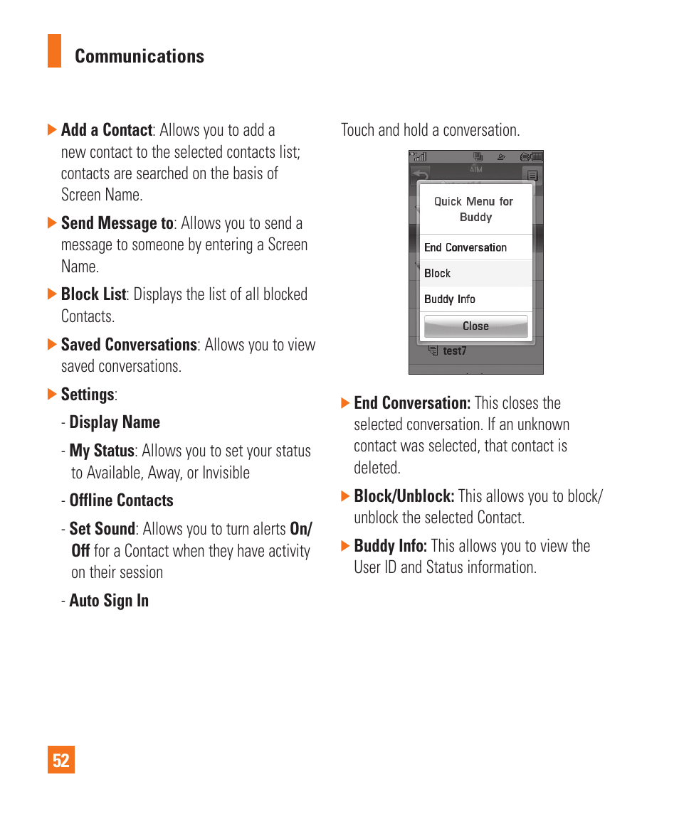 LG Encore User Manual | Page 57 / 140