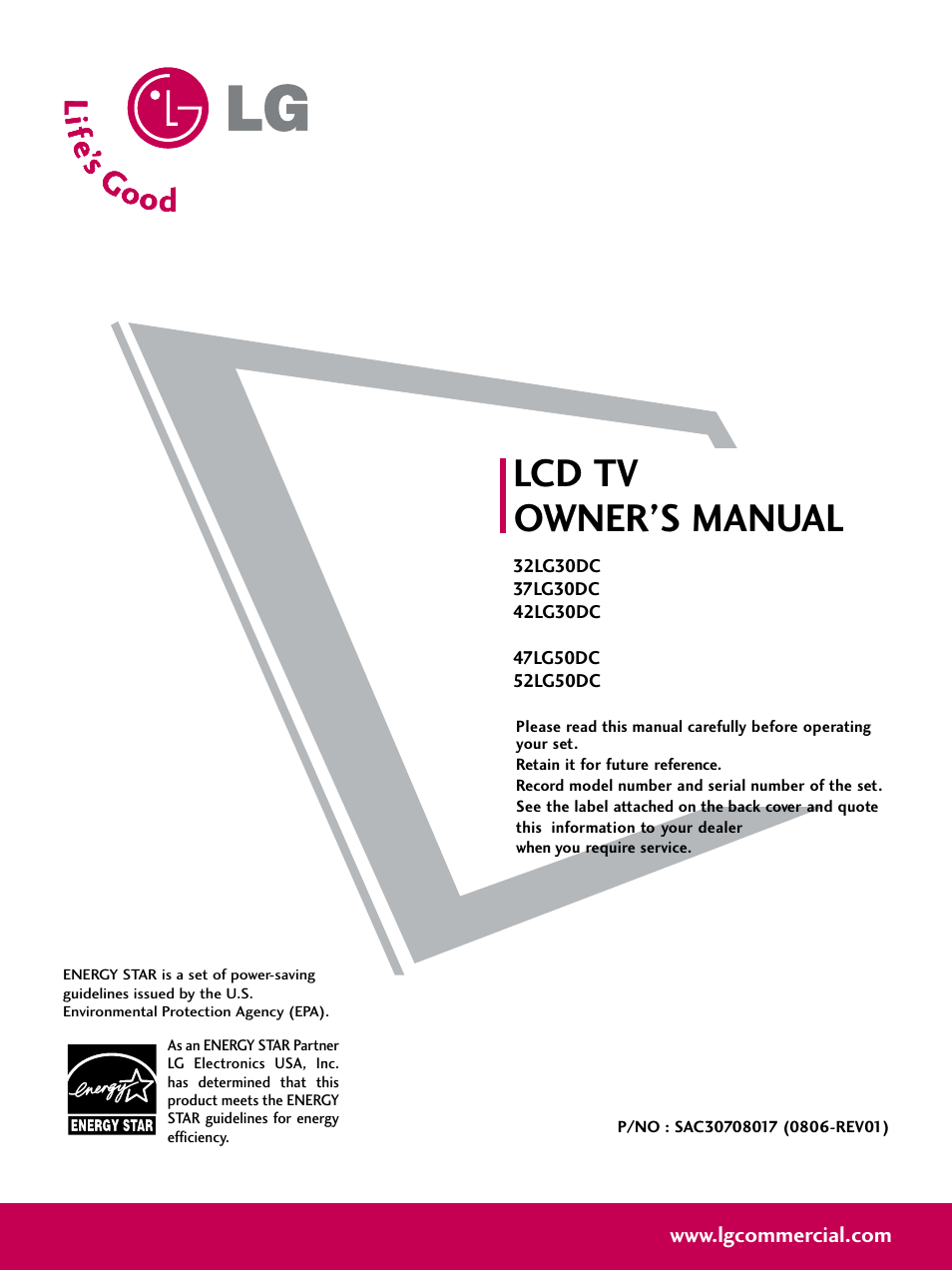 LG 3230DC User Manual | 130 pages