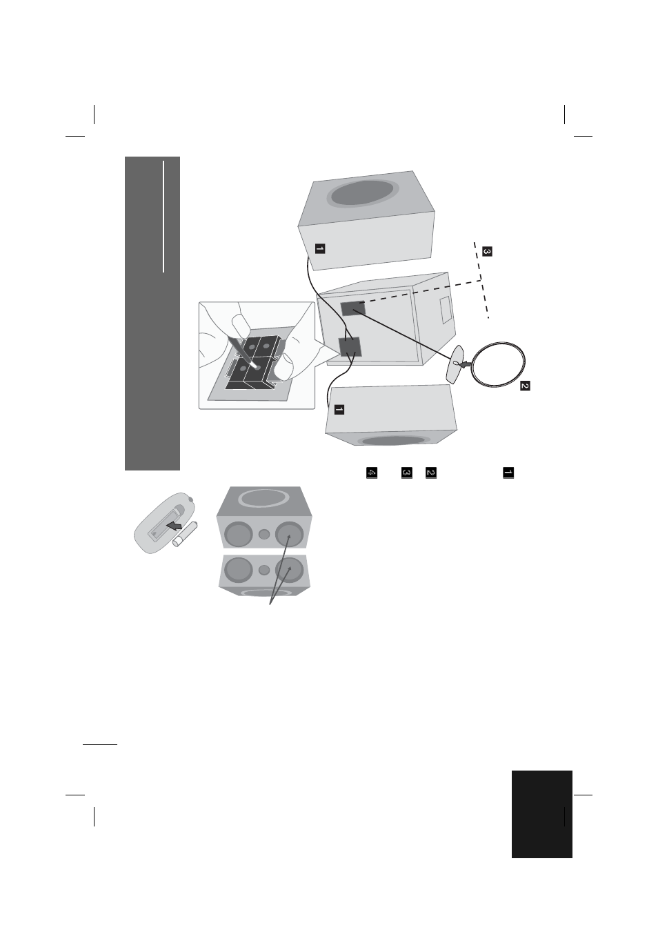 Setting up | LG LFA840 User Manual | Page 5 / 16