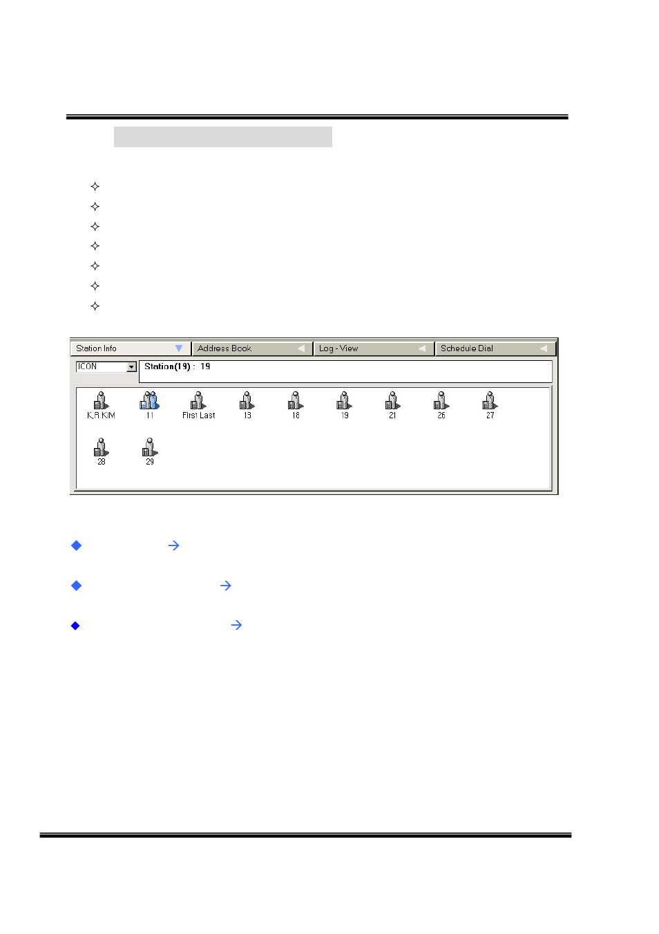 7 station information window | LG LDK User Manual | Page 44 / 83