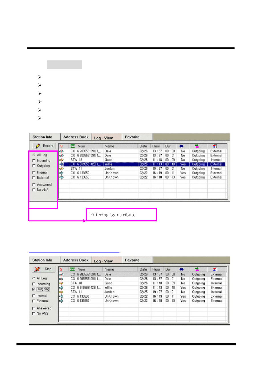 9 log – view | LG LDK User Manual | Page 49 / 83