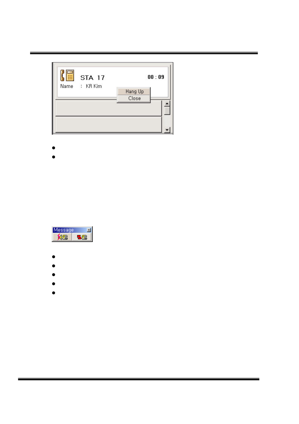 3 operation for connected status, 4 vimb and msg wait notification | LG LDK User Manual | Page 69 / 83