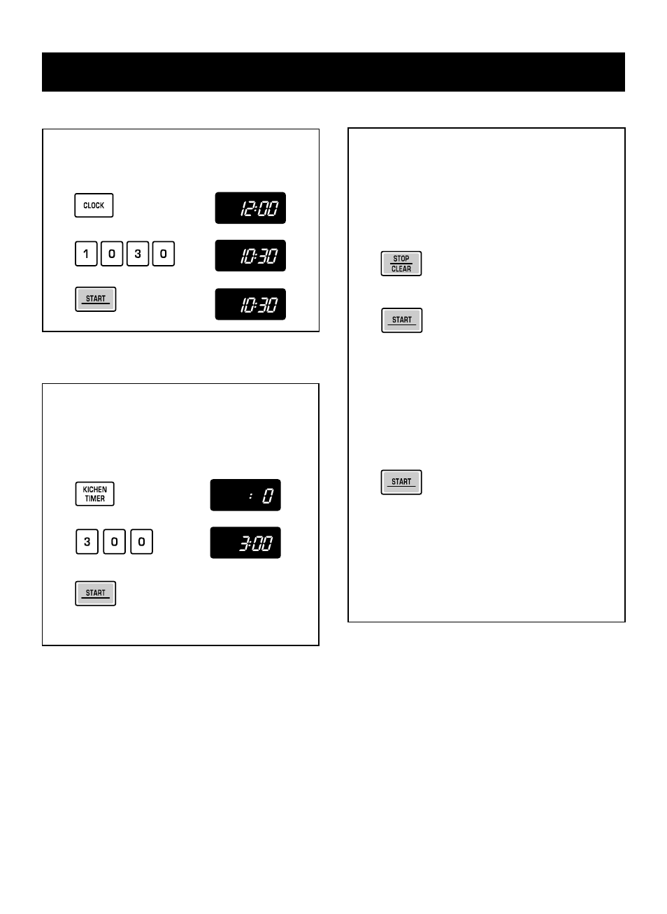 Using your microwave oven, Clock, Child lock | Kitchen timer | LG LTM9020W User Manual | Page 11 / 26