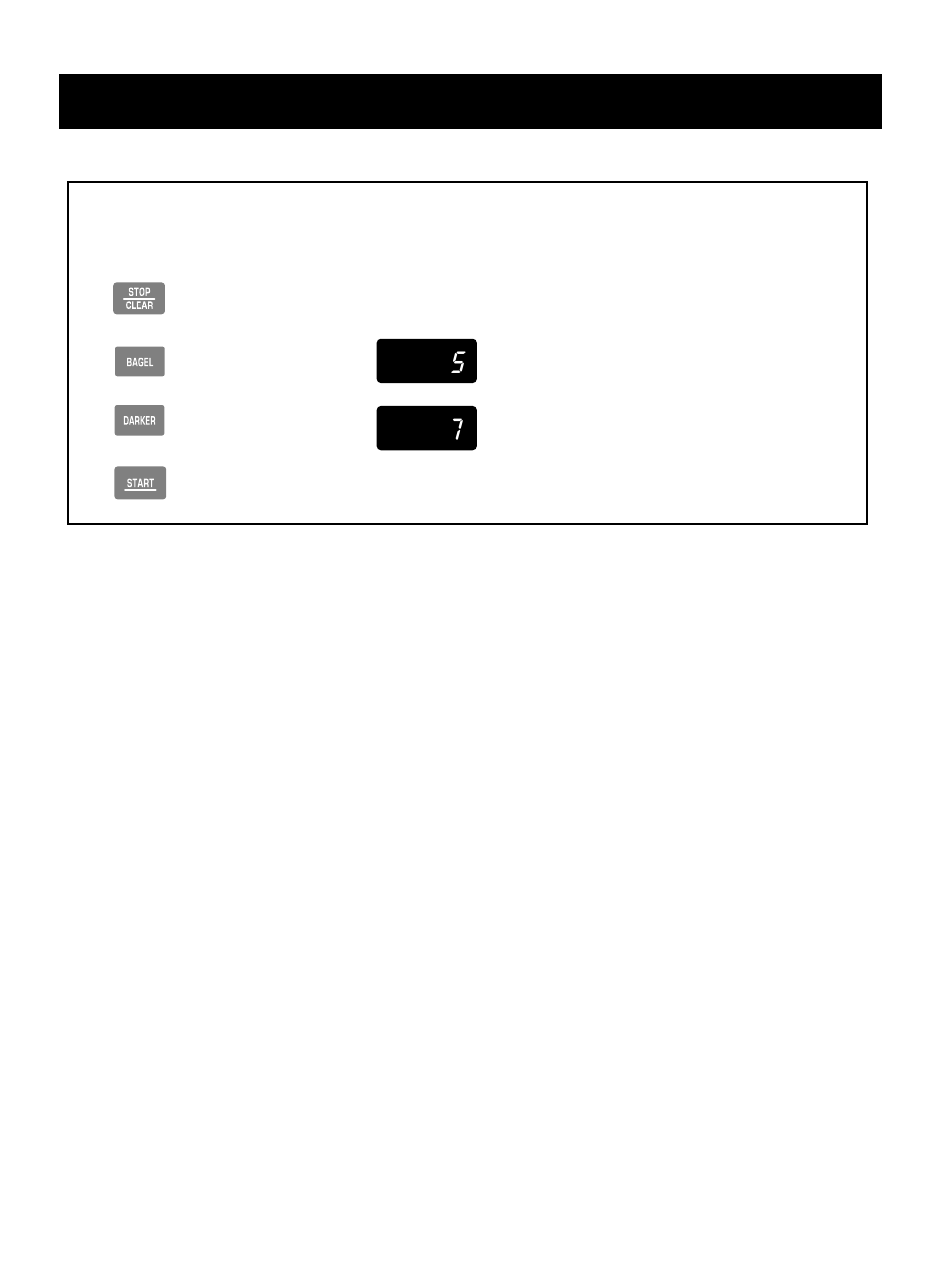 Using your toaster, Bagel | LG LTM9020W User Manual | Page 20 / 26