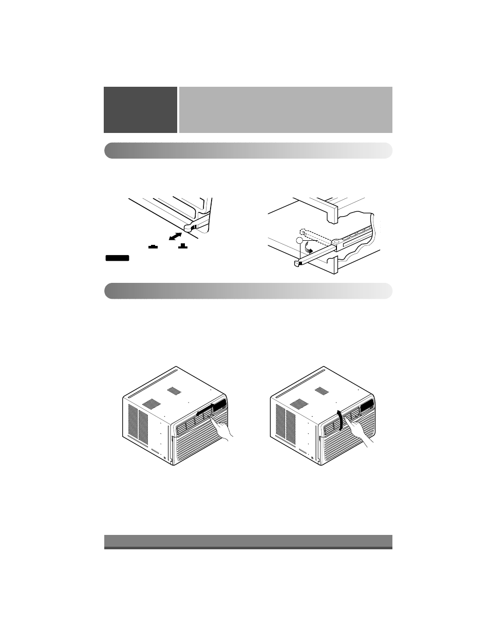 Adjusting the air flow direction, Vent control, Operating instructions | LG LW1004ER User Manual | Page 10 / 27