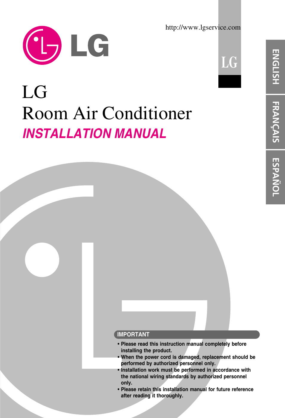 LG 3828A30087S User Manual | 33 pages