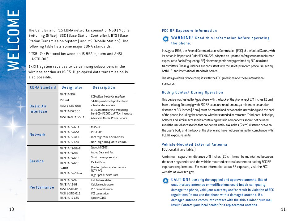 We lc o m e | LG DM L200 User Manual | Page 8 / 63