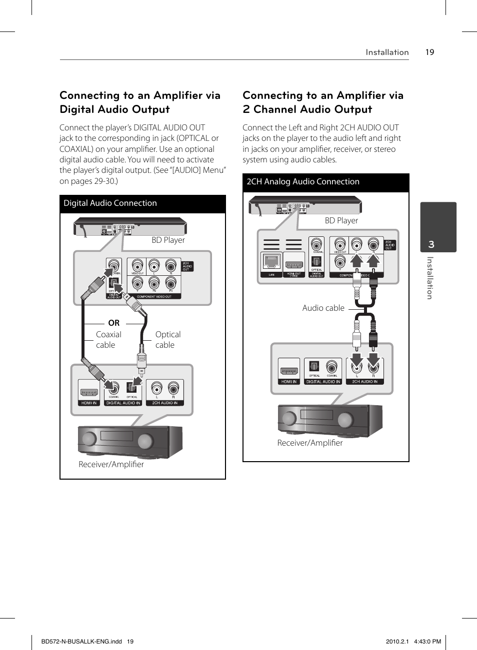 LG LASER SYSTEM - D??SC BD570 User Manual | Page 19 / 92