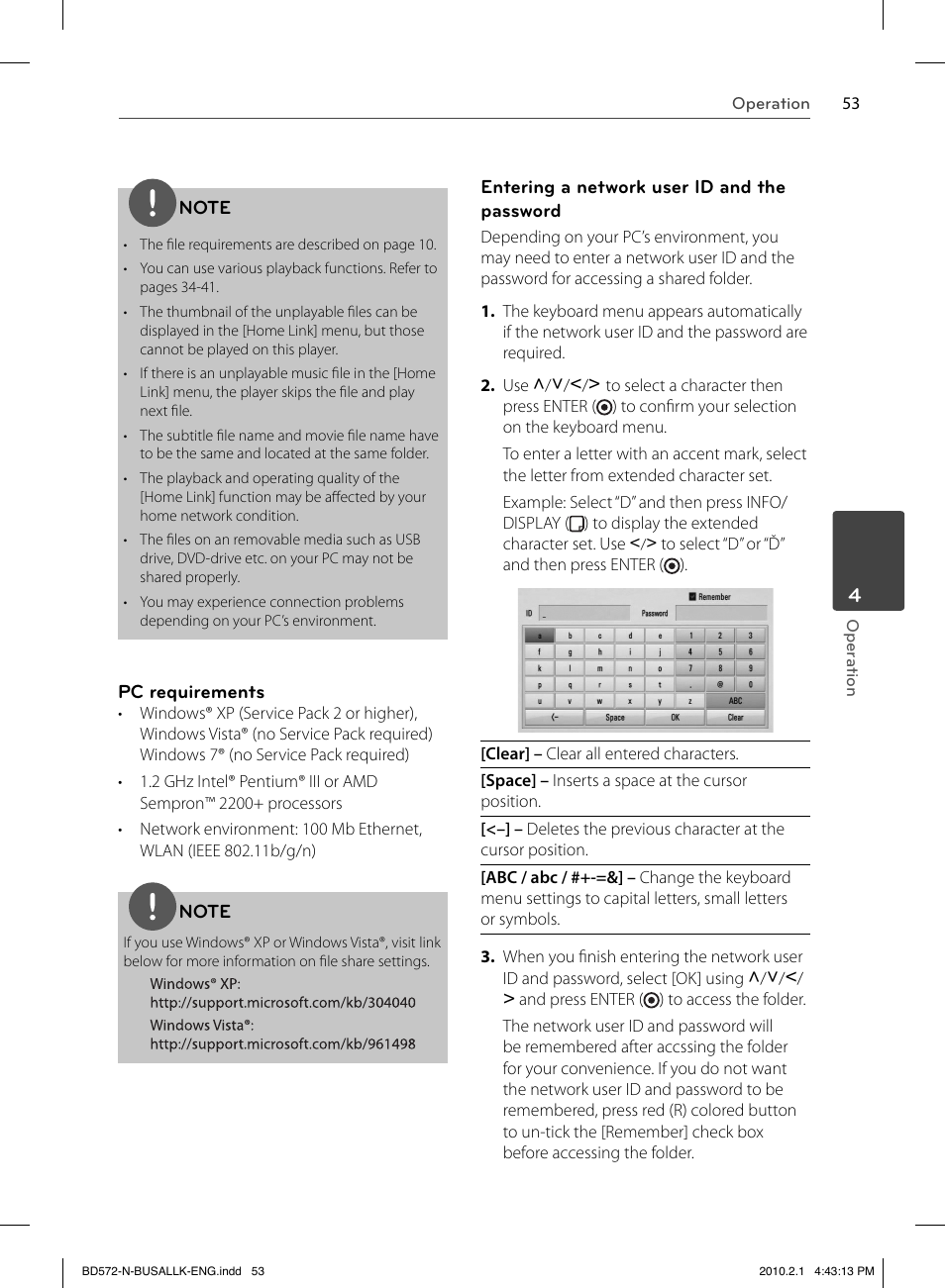 LG LASER SYSTEM - D??SC BD570 User Manual | Page 53 / 92